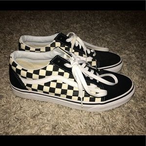 Checkered vans